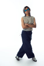 3/4 Multi-pants in Navy