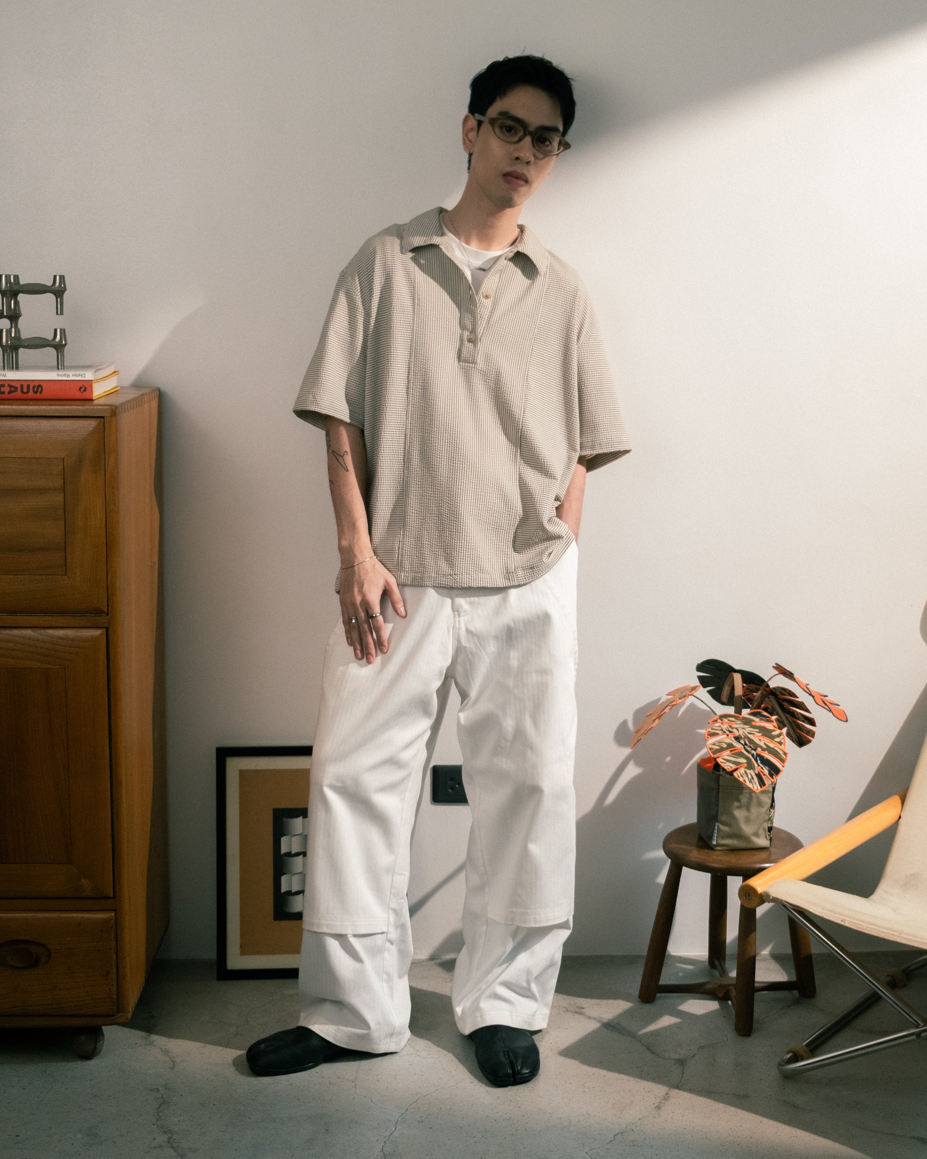 Double Knee Pants (Herringbone)
