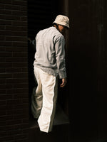 Pleated Zip Pants (Cream)