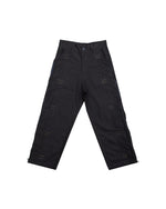 Pleated Zip Pants (Black)