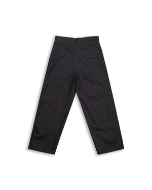 Pleated Zip Pants (Black)