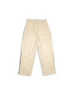 Pleated Zip Pants (Cream)