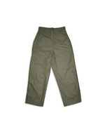 Pleated Zip Pants (Smoke Green)